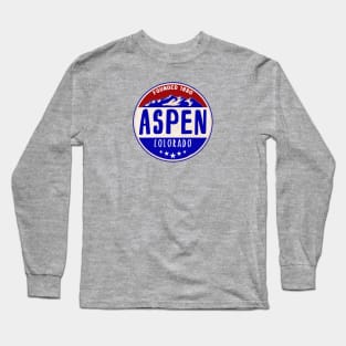 Aspen Colorado Skiing Ski Long Sleeve T-Shirt